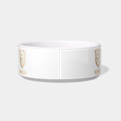 Diseño Premium de Border Collie en Dorado ボウル (裏面)