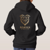 Diseño Premium de Border en Dorado パーカ (裏面)