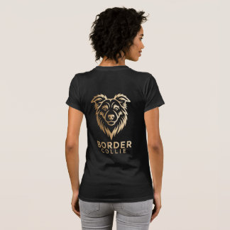 Diseño Premium de Border en Dorado Tシャツ