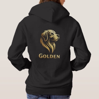 Diseño Premium de Golden en Dorado パーカ