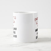 DISEÑO REGALO PERSONALIZADO (NOMBRE)ENERGÍAINSPIRA ジャンボコーヒーマグカップ (正面)