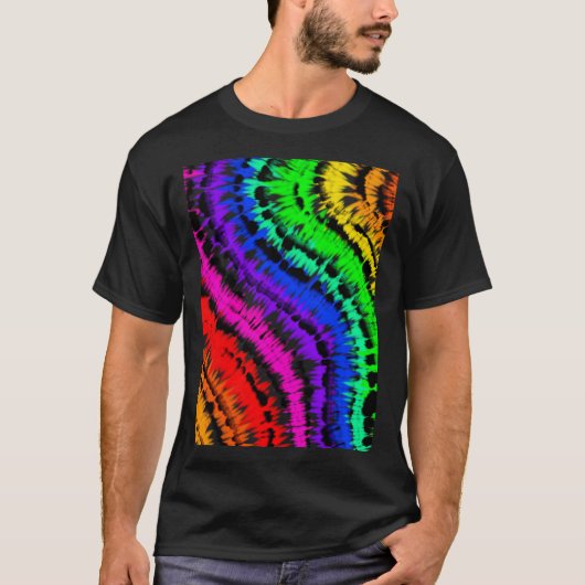 Diseño tie dye rainbow tシャツ (正面)