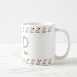 DisforDog–FunAlphabetCupDesign コーヒーマグカップ
