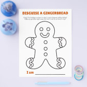 Disguise a Gingerbread Template and Instructions チラシ (シングル)
