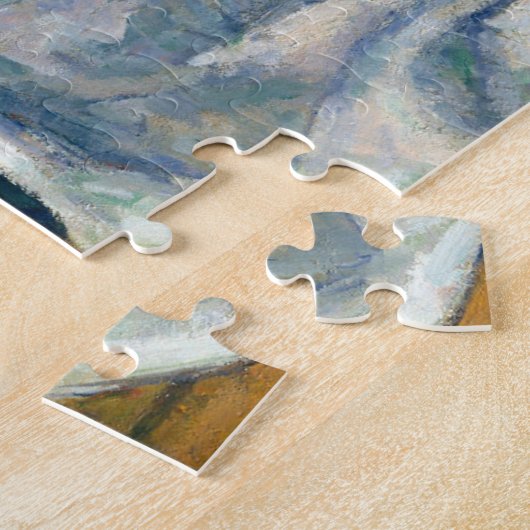 Dish of Apple Paulセザンヌポスト印象主義Com ジグソーパズル (側面)