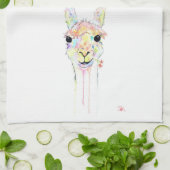 Dish towel Llama キッチンタオル (折り畳み)