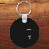 Dishonest Raccoon Funny Raccoon Meme Behave No Car キーホルダー (正面)