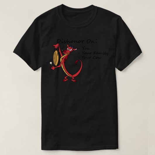 Dishonor on you, your family, your cow Classic T-S Tシャツ (デザイン正面)