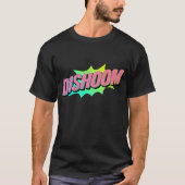Dishoom-のTシャツメンズ黒 Tシャツ (正面)