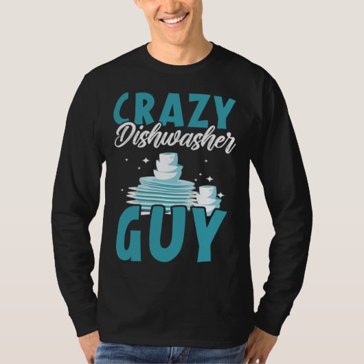 Dishwashing Job Profession Restaurant Employee Dis Tシャツ (正面)