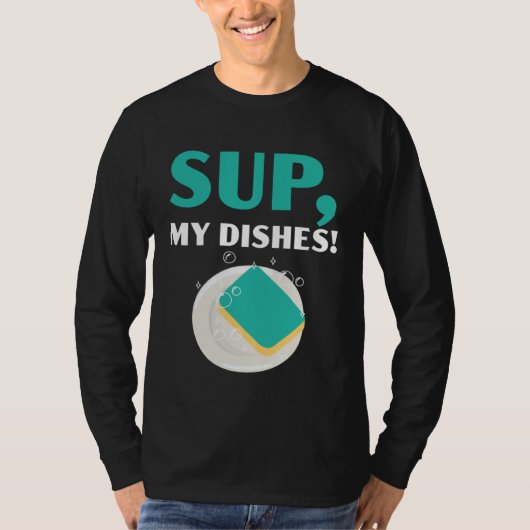 Dishwashing Job Profession Restaurant Employee Dis Tシャツ (正面)