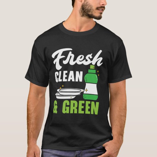 Dishwashing Job Profession Restaurant Employee Dis Tシャツ (正面)