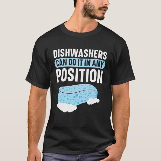 Dishwashing Job Profession Restaurant Employee Dis Tシャツ (正面)