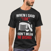 Dishwashing Job Profession Restaurant Employee Dis Tシャツ (正面)