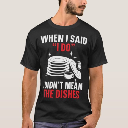 Dishwashing Job Profession Restaurant Employee Dis Tシャツ (正面)