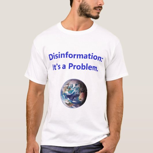 Disinformation – 問題 tシャツ (正面)