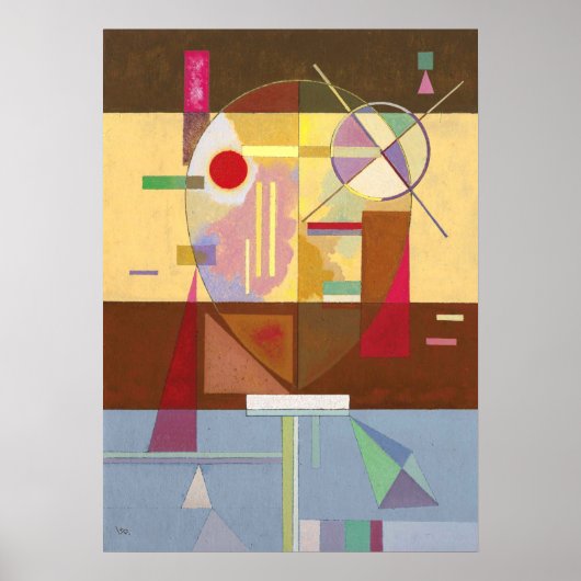 Disintegrated Tension, Kandinsky, 1930 ポスター (正面)