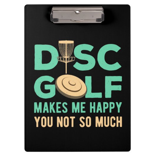 Disk Golfで幸せ クリップボード (正面)