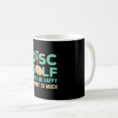 Disk Golfで幸せ コーヒーマグカップ (正面右)