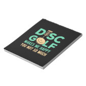 Disk Golfで幸せ ノートパッド (回転)
