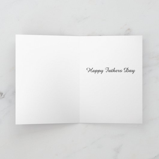 Disk golfinパパのお父さんの日のグリーティングカード カード (内部)