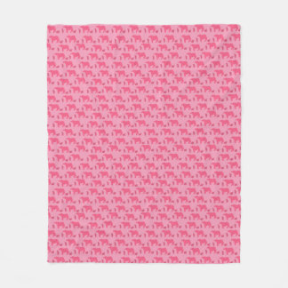 Dismal Pink Fleece Blanket Cows Western Ranch フリースブランケット