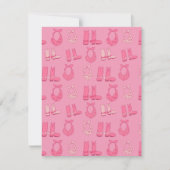 Dismal Pink Note Cards Cowboy Boots Bandanas ノートカード (正面)