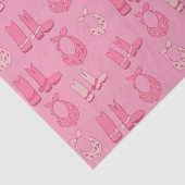 Dismal Pink Tissue Paper Cowboy Boots Bandanas 薄葉紙 (詳細)