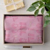 Dismal Pink Tissue Paper Cowboy Boots Bandanas 薄葉紙 (ギフト)