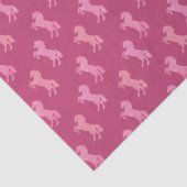 Dismal Pink Tissue Paper Horses Preppy Cowgirl 薄葉紙 (詳細)