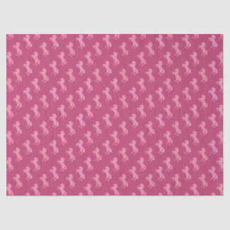 Dismal Pink Tissue Paper Horses Preppy Cowgirl 薄葉紙