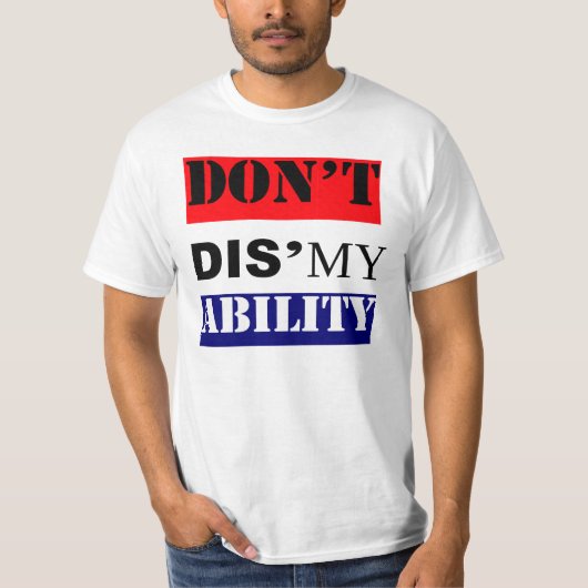 DIS'MYの能力赤白青は Tシャツ (正面)