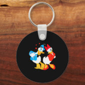 Disney Donald And Daisy Sweethearts Valentine’s Da キーホルダー (正面)