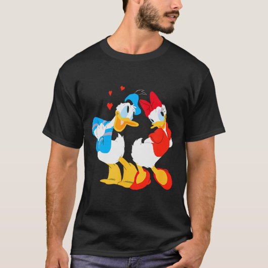 Disney Donald And Daisy Sweethearts Valentine’s Da Tシャツ (正面)