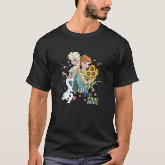 Disney Frozen Elsa Anna Olaf Fun In The Sun Spring Tシャツ