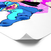 Disney Lilo &amp; Stitch Valentines Day Lilo Kiss  ポスター (角)