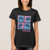 Disney Lilo & Stitch Comic Panel Expressions Tシャツ (正面)