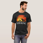 Disney Lion King Live action King Sunset Tシャツ (正面フル)
