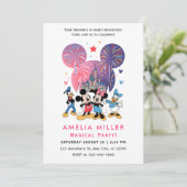 Disney Magic Birthday Invitation | Mickey & Minnie 招待状 (スタンド正面)