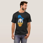 Disney Mickey And Friends Donald Duck Face Small P Tシャツ (正面フル)