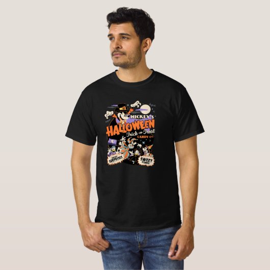 Disney Mickey Halloween T-Shirt Tシャツ (正面フル)