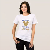 Disney New Year 2026 Family Matching Shirts トライブレンドTシャツ (正面全面)