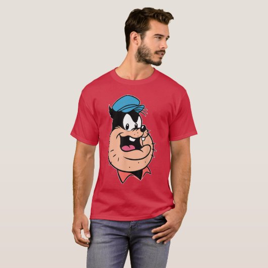 Disney Pete Big Face Retro Character Trip Matching Tシャツ (正面フル)