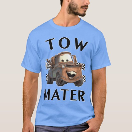 Disney Piar Carsow Mater Finish funny Tシャツ (正面)