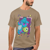 Disney Piar Monsters Inc Mike And Sully 90s Style Tシャツ (正面)