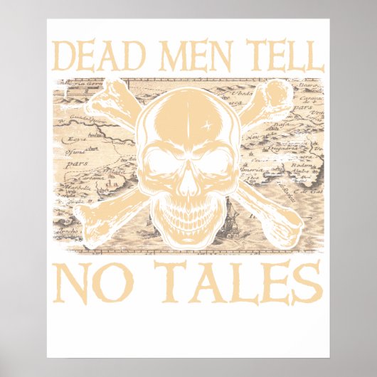 Disney Pirates Skull Logo Premium T-Shirt ポスター (正面)