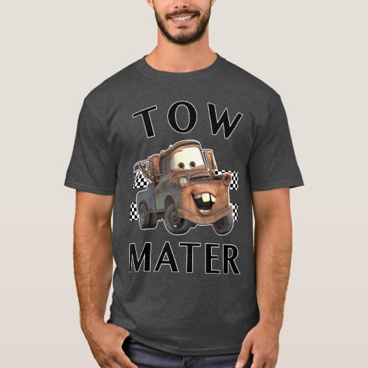 Disney Pixar Cars Tow Mater Finish Graphic Tシャツ (正面)