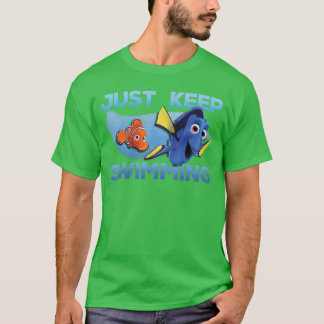 Disney Pixar Finding Dory Just Swimming With Nemo  Tシャツ