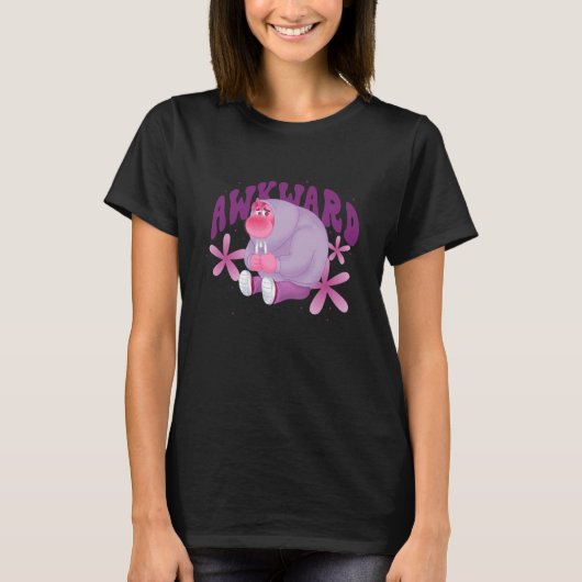 Disney Pixar Inside Out 2 Embarrassment Glow Tシャツ (正面)