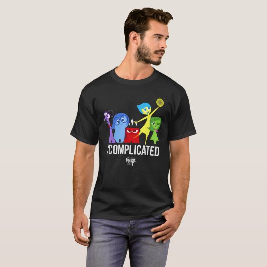 Disney Pixar Inside Out Complicated Emotions Group Tシャツ (正面フル)